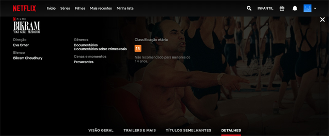 Bikram: yogi, guru, predador - filme documentário na Netflix